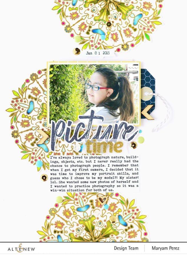 Altenew Stamp & Die Bundle Blooming Mandalas Stamp & Die Bundle
