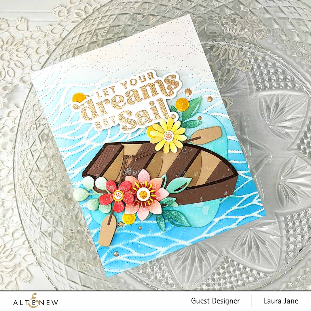 Altenew Stamp & Die Bundle Boat Adventures