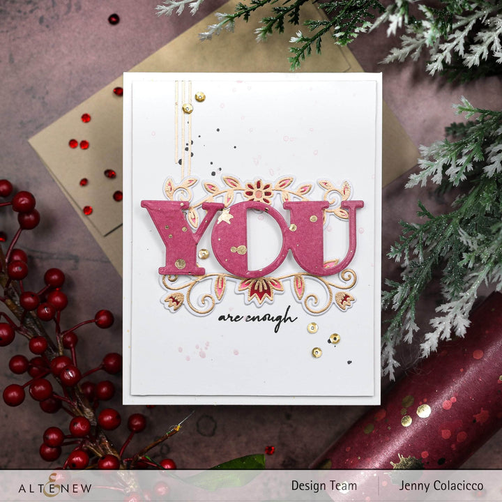 Altenew Stamp & Die Bundle Bold You Stamp & Die Bundle