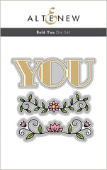 Altenew Stamp & Die Bundle Bold You Stamp & Die Bundle