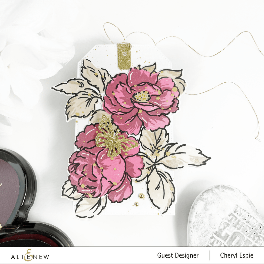 Altenew Stamp & Die Bundle Bountiful Bouquet Stamp & Die Bundle