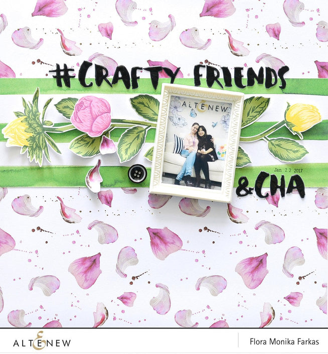 Altenew Stamp & Die Bundle Budding Thanks Stamp & Die Bundle