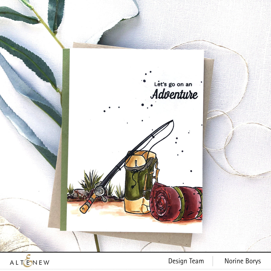 Altenew Stamp & Die Bundle Camp Life Stamp & Die Bundle