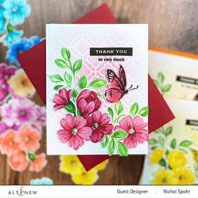 Altenew Stamp & Die Bundle Castle Garden Stamp & Die Bundle