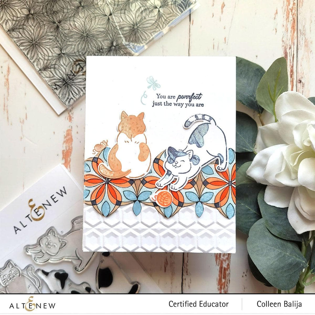Altenew Stamp & Die Bundle Cat Life Stamp & Die Bundle