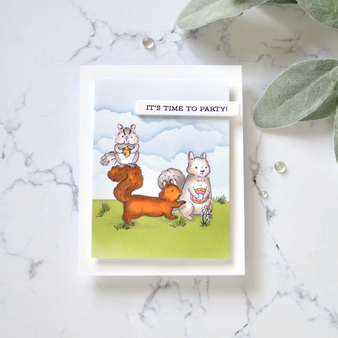 Altenew Stamp & Die Bundle Chipmunk & Squirrel Stamp & Die Bundle