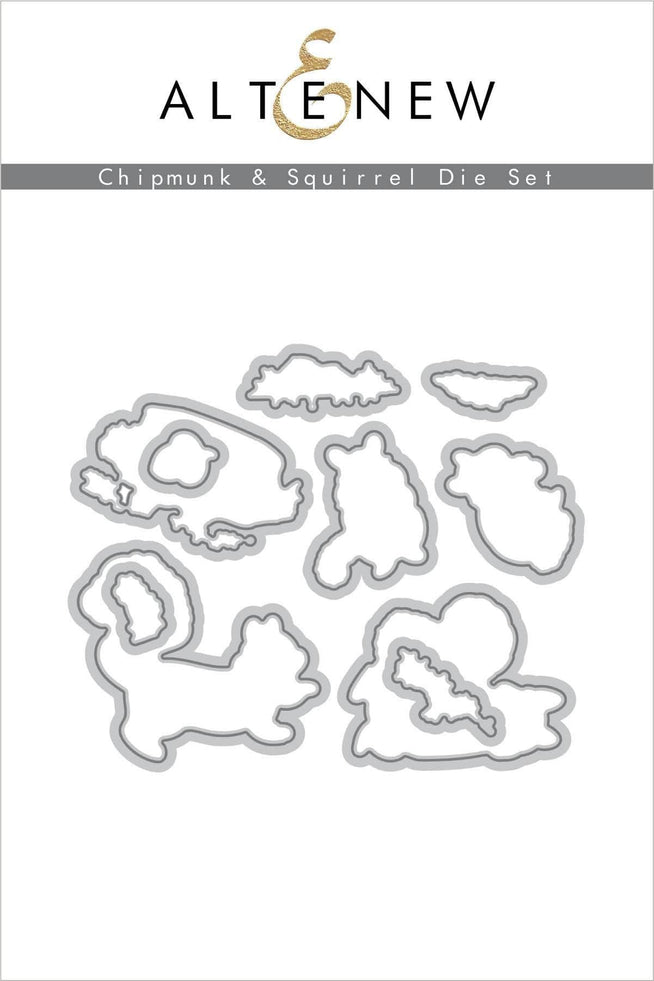 Altenew Stamp & Die Bundle Chipmunk Squirrel