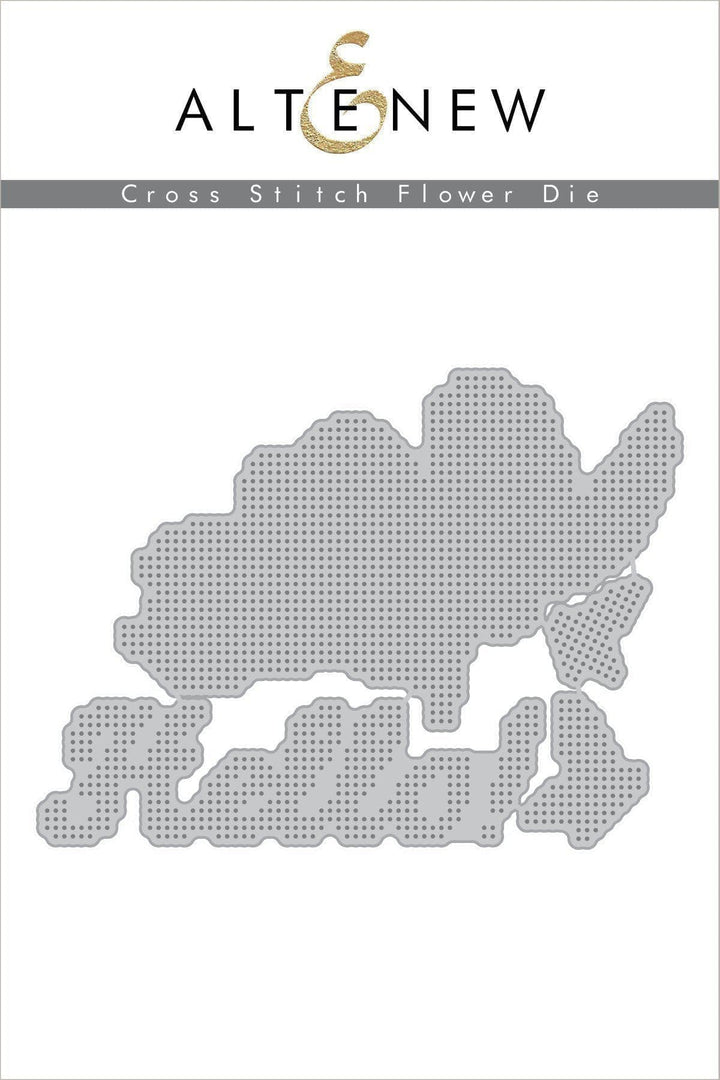Altenew Stamp & Die Bundle Cross Stitch Flower