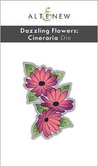Altenew Stamp & Die Bundle Dazzling Flowers - Cineraria