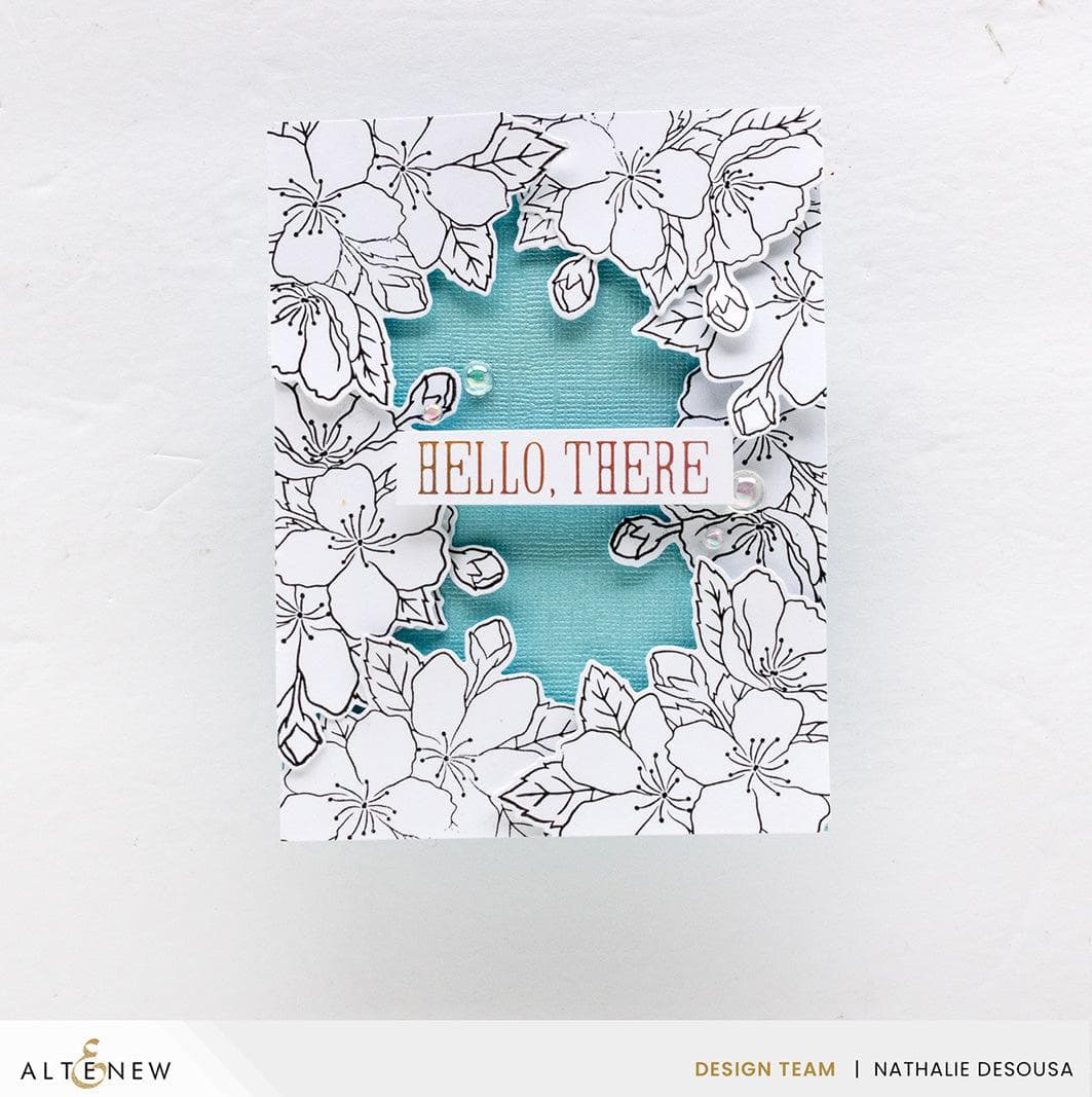 Altenew Stamp & Die Bundle Dazzling Flowers - Sakura
