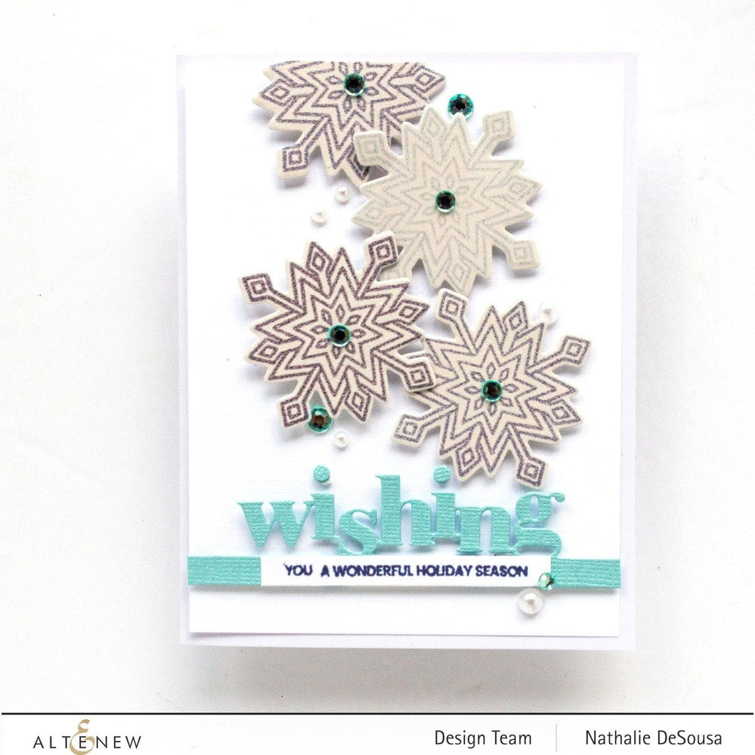Altenew Stamp & Die Bundle Dazzling Snowflake Stamp & Die Bundle