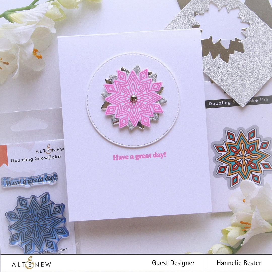 Altenew Stamp & Die Bundle Dazzling Snowflake Stamp & Die Bundle