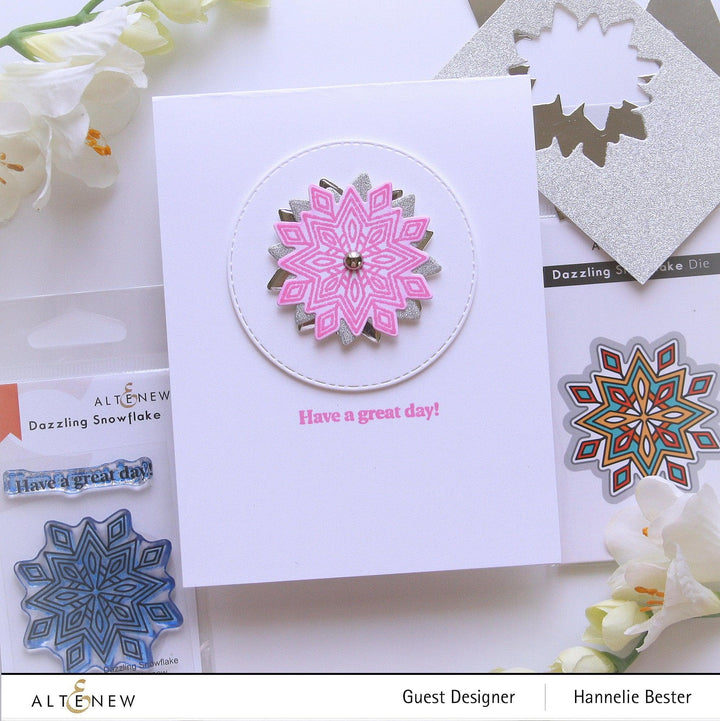 Altenew Stamp & Die Bundle Dazzling Snowflake Stamp & Die Bundle