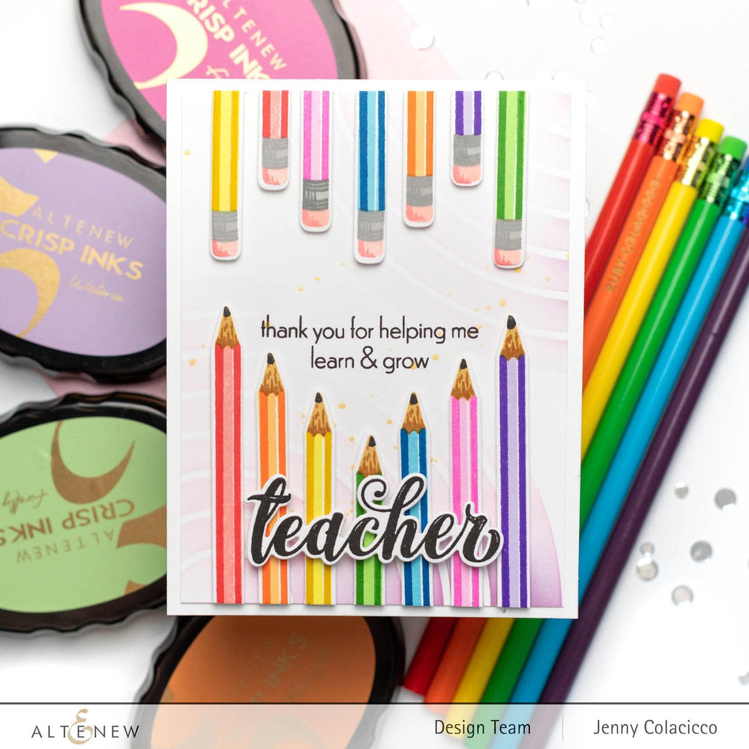 Altenew Stamp & Die Bundle Educators Rule Stamp & Die Bundle