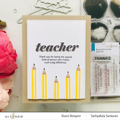 Altenew Stamp & Die Bundle Educators Rule Stamp & Die Bundle