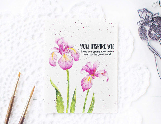 Altenew Stamp & Die Bundle Enchanted Iris Stamp & Die Bundle