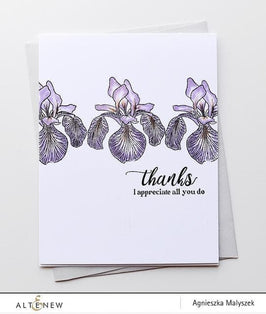 Altenew Stamp & Die Bundle Enchanted Iris Stamp & Die Bundle