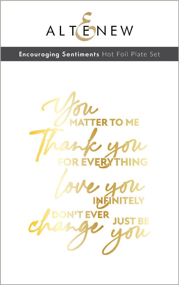 Altenew Stamp & Die Bundle Encouraging Sentiments