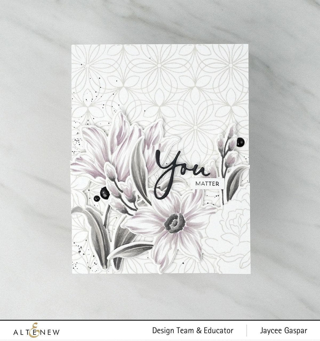Altenew Stamp & Die Bundle Endless Florescence Stamp & Die Bundle