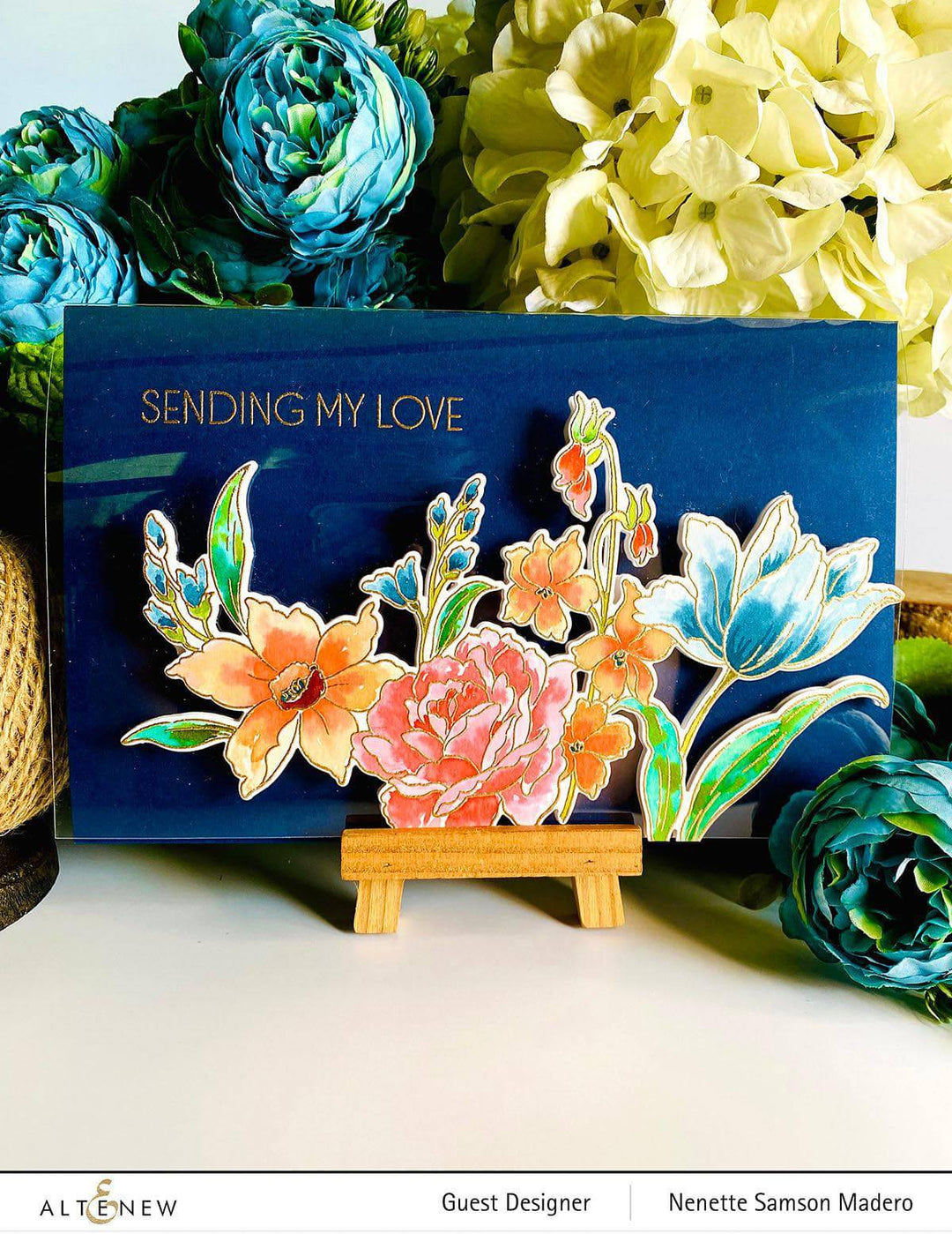 Altenew Stamp & Die Bundle Endless Florescence Stamp & Die Bundle