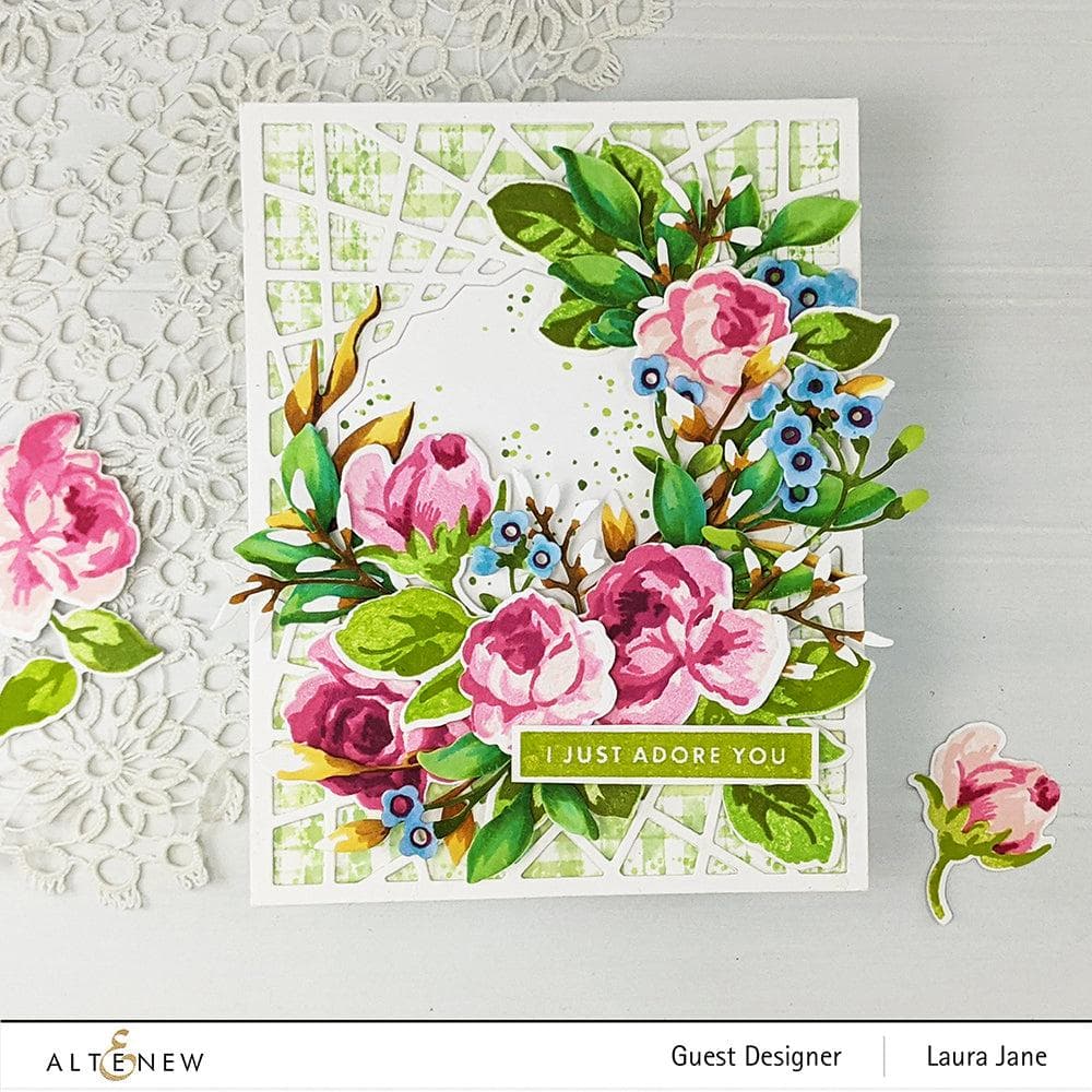 Altenew Stamp & Die Bundle Ethereal Roses Stamp & Die Bundle