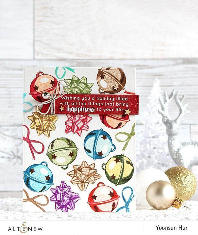 Altenew Stamp & Die Bundle Fan Favorites: Bells and Bows Complete Stamp & Die Bundle
