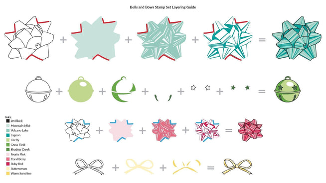 Altenew Stamp & Die Bundle Fan Favorites: Bells and Bows Complete Stamp & Die Bundle