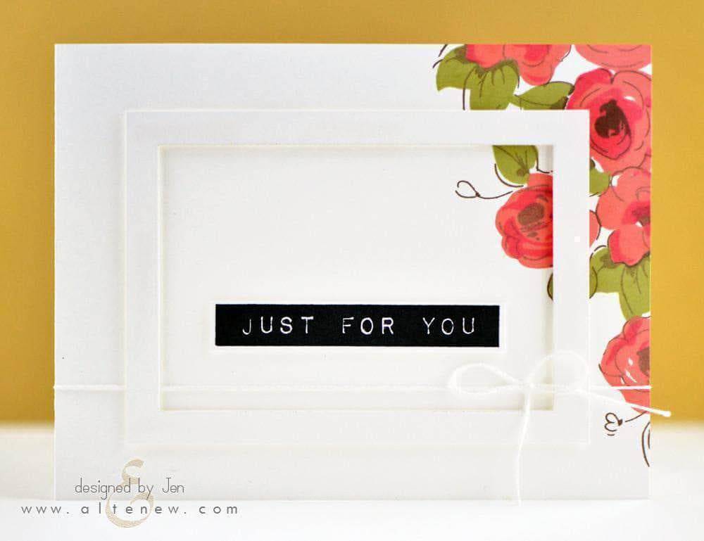 Altenew Stamp & Die Bundle Fan Favorites: Painted Flowers Complete Stamp & Die Bundle