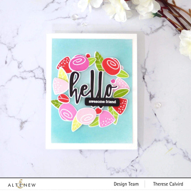Altenew Stamp & Die Bundle Fan Favorites: Simple Flowers Complete Stamp & Die Bundle