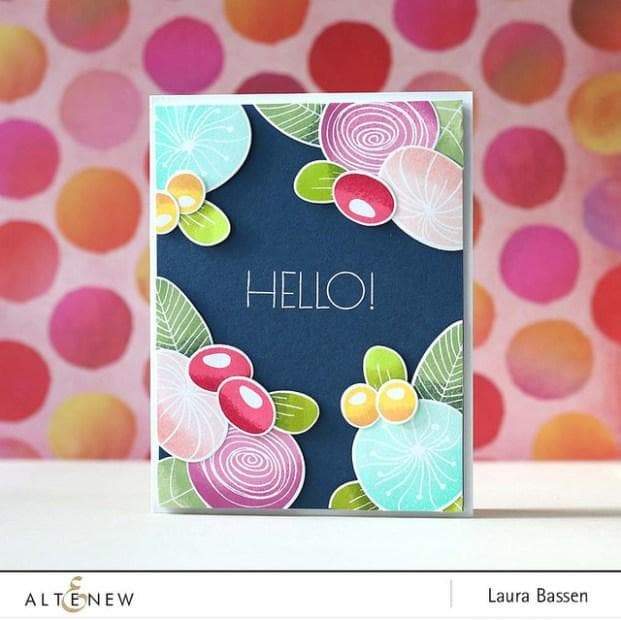 Altenew Stamp & Die Bundle Fan Favorites: Simple Flowers Complete Stamp & Die Bundle