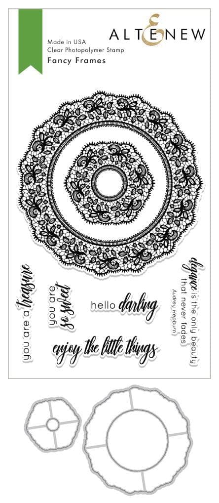 Altenew Stamp & Die Bundle Fancy Frames Stamp & Die Bundle