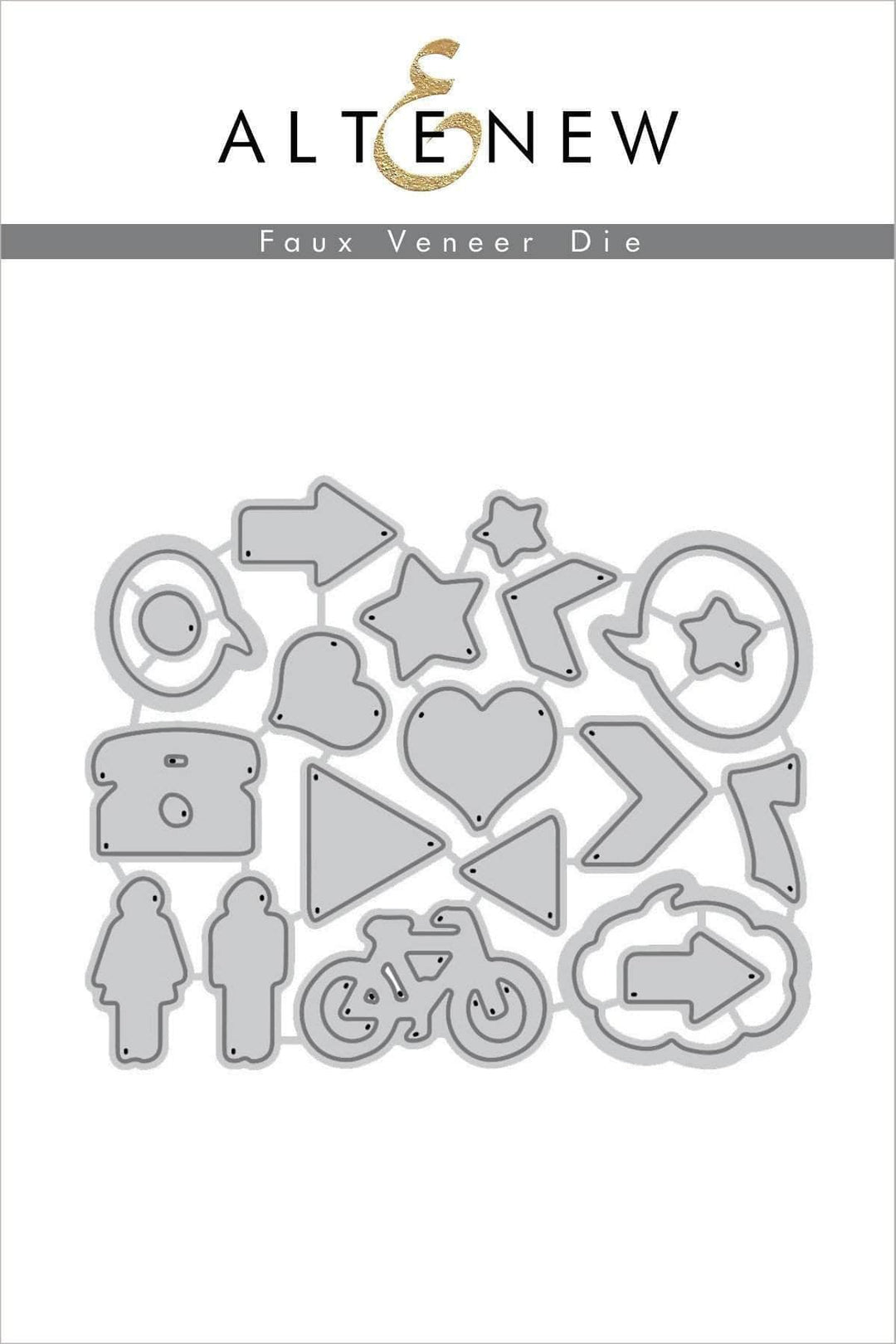 Altenew Stamp & Die Bundle Faux Veneer Stamp & Die Bundle
