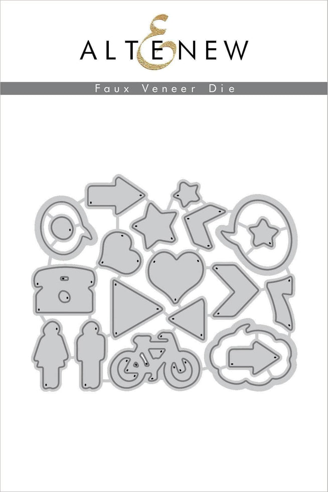 Altenew Stamp & Die Bundle Faux Veneer Stamp & Die Bundle