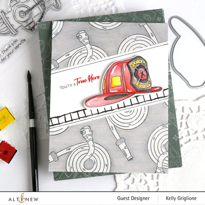 Altenew Stamp & Die Bundle Firefighter Heroes Stamp & Die Bundle