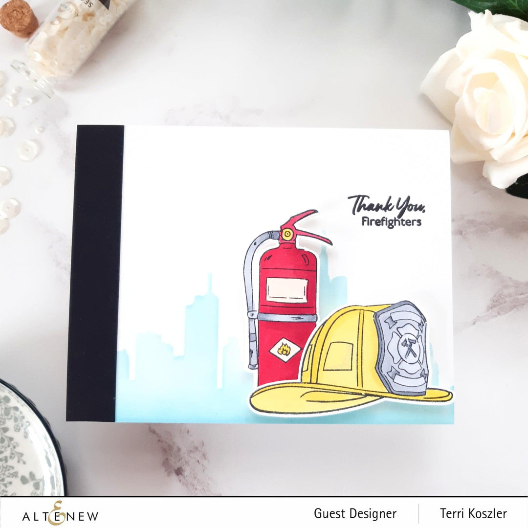 Altenew Stamp & Die Bundle Firefighter Heroes Stamp & Die Bundle