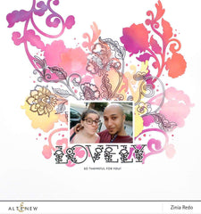 Altenew Stamp & Die Bundle Floral Alphabet Stamp & Die Bundle