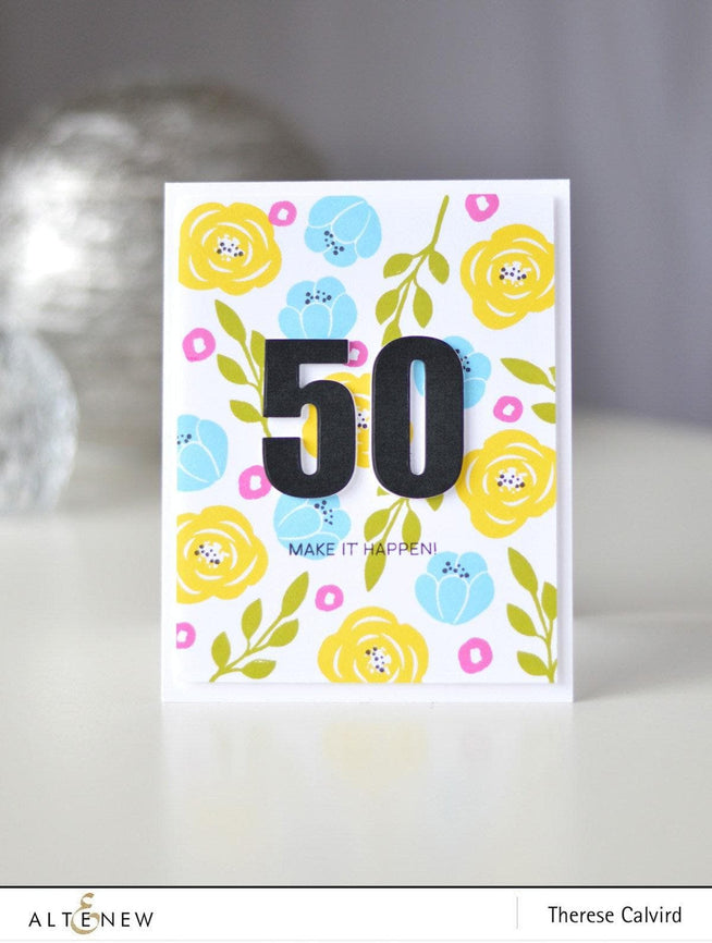 Altenew Stamp & Die Bundle Floral Elements Stamp & Die Bundle