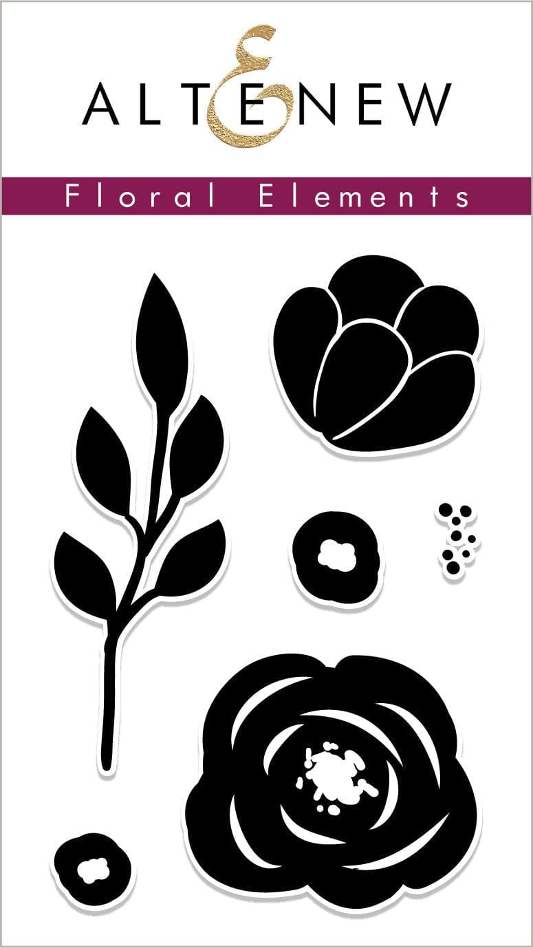 Altenew Stamp & Die Bundle Floral Elements Stamp & Die Bundle