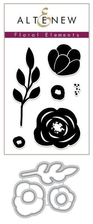 Altenew Stamp & Die Bundle Floral Elements Stamp & Die Bundle
