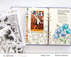 Altenew Stamp & Die Bundle Floral Thanks Stamp & Die Bundle