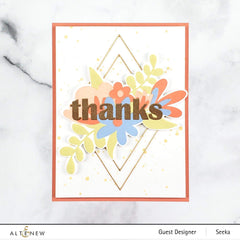 Altenew Stamp & Die Bundle Floral Thanks Stamp & Die Bundle
