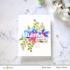 Altenew Stamp & Die Bundle Floral Thanks Stamp & Die Bundle