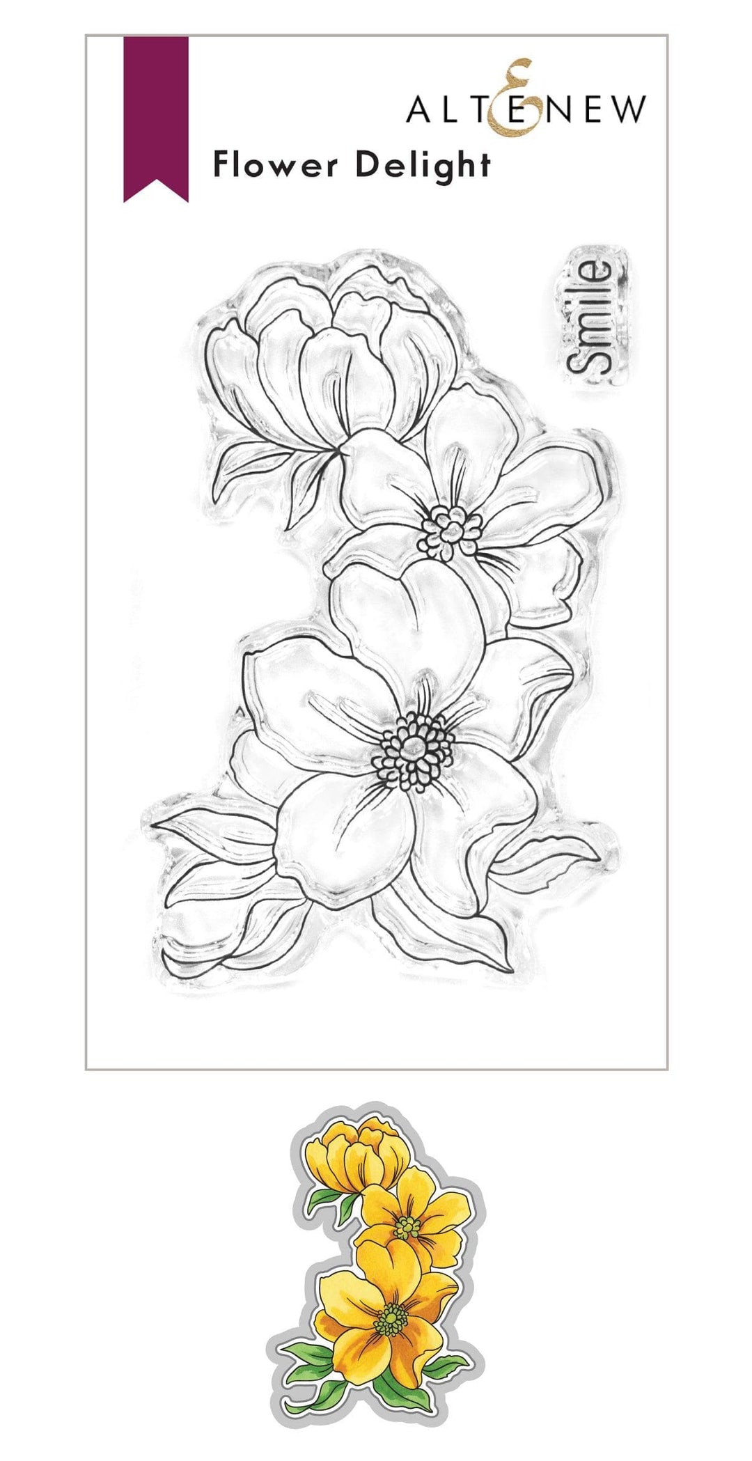 Altenew Stamp & Die Bundle Flower Delight Stamp & Die Bundle