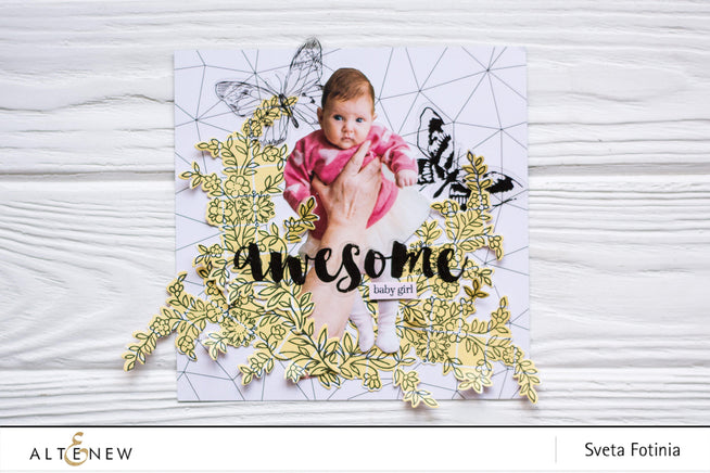 Altenew Stamp & Die Bundle Flower Vine Stamp & Die Bundle