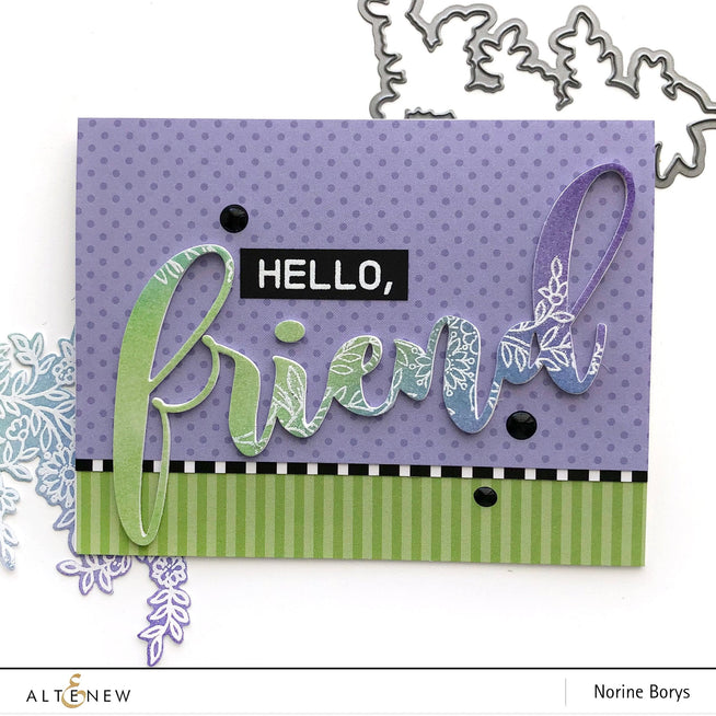 Altenew Stamp & Die Bundle Flower Vine Stamp & Die Bundle