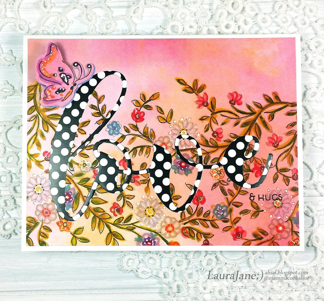 Altenew Stamp & Die Bundle Flower Vine Stamp & Die Bundle