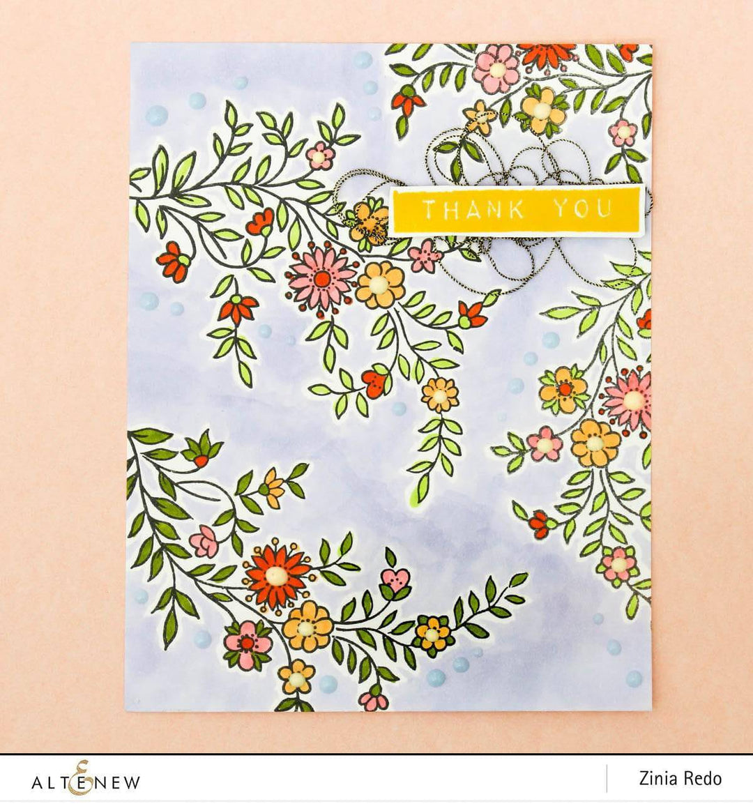 Altenew Stamp & Die Bundle Flower Vine Stamp & Die Bundle