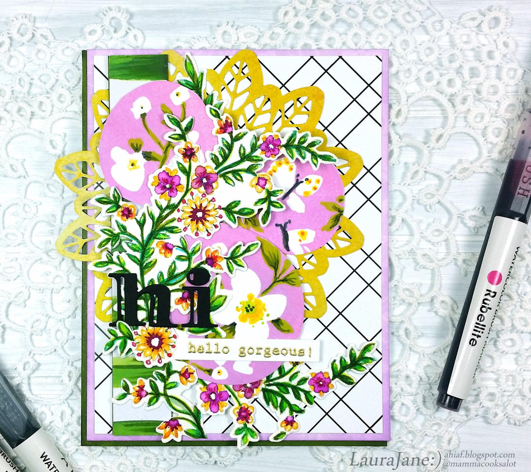 Altenew Stamp & Die Bundle Flower Vine Stamp & Die Bundle
