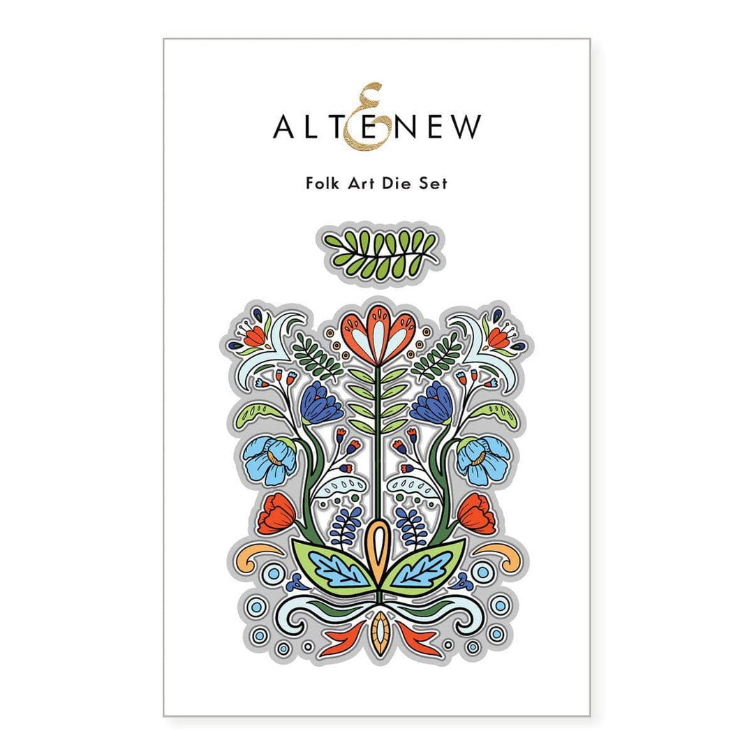 Altenew Stamp & Die Bundle Folk Art Stamp & Die Bundle