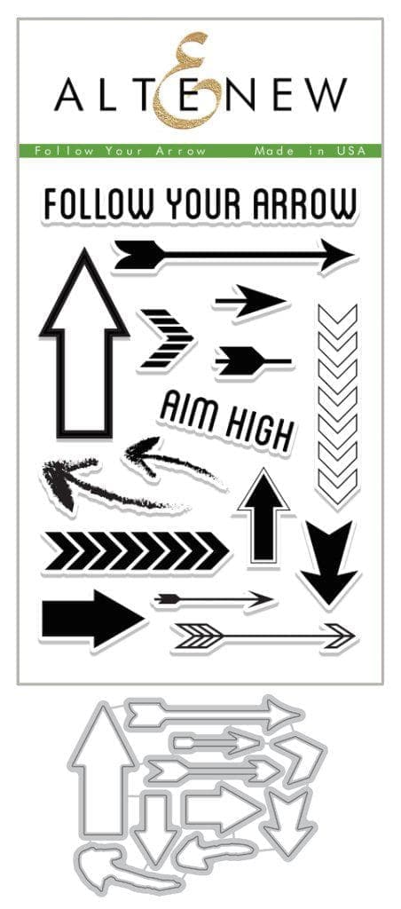 Altenew Stamp & Die Bundle Follow Your Arrow Stamp & Die Bundle